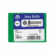 HOMECARE PRODUCTS 190261 0.437 x 3 in. Zinc Plated Hex Head Bolt Grade HO3304536